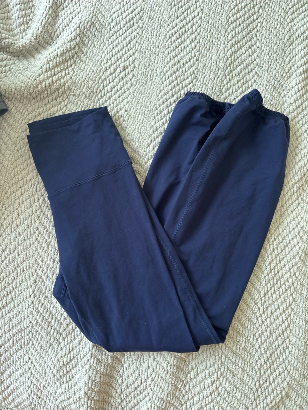 aerie Navy Blue bubble hem  High-Waist Leggings